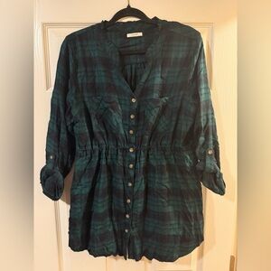 Maurice’s Plaid Button-Up Top